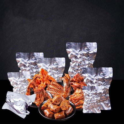 100PCS Mylar Food Vacuum Bags Pouch Foil Aluminum Storage Bags Heat Seal Food - Aimall