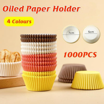 1000X Muffin Cases & Coloured Cake Boards for Baking - Aimall