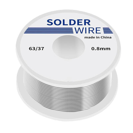 0.8mm 100g 63/37 Tin Solder Wire Rosin Core Soldering Kit Tool 2% Flux - Aimall