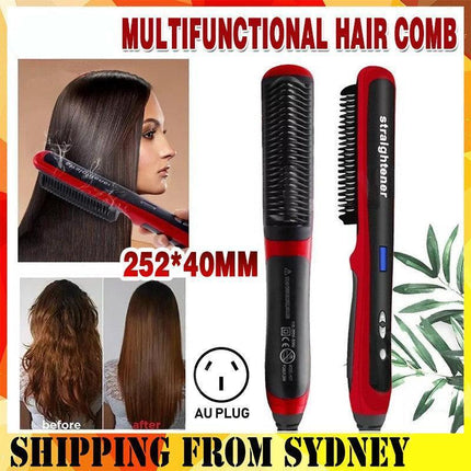 Innovative Beard Straightening Brush For Men And Women - Aimall