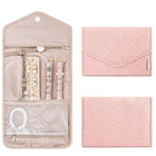 Periea Travel Jewellery Roll -Jewellery Travel Pouch Portable Case Box Organiser - Aimall