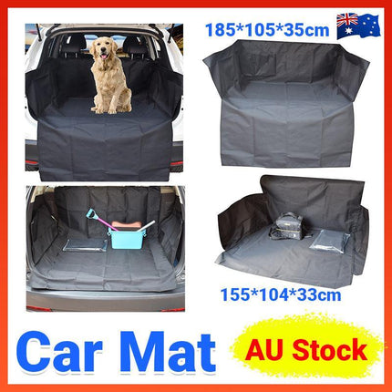 Pet Dog Car Boot Cargo Liner Cover Mat Waterproof Protector Cat SUV Ute Black - Aimall