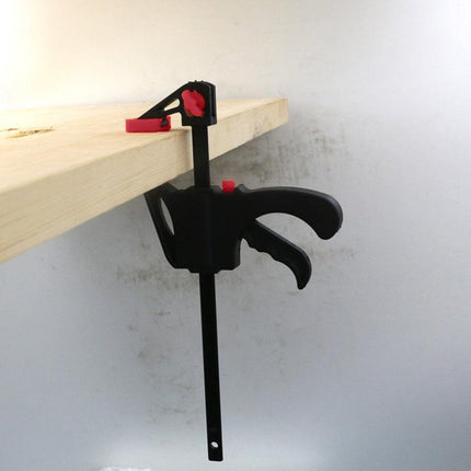 Quick Woodworking Clip Bar Clamp F-tyle Grip Quick Ratchet Release Squeeze Tools - Aimall