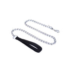 120CM Pet Dog Puppy Metal Chain Lead With Soft Padded Handle Leash Heavy Duty - Aimall