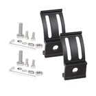 2X Mounting Brackets Rotating Slide Base Mounts AL Alloy For LED Work Light Bar - Aimall