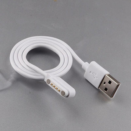 Universal Smart Watch Bracelet Charging Cable 4-Pin 2.54 Magnetic Charger Cords - Aimall