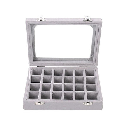 Velvet Earring Jewelry Display Hanger Organizer Box Holder Storage Case AU Stock - Aimall