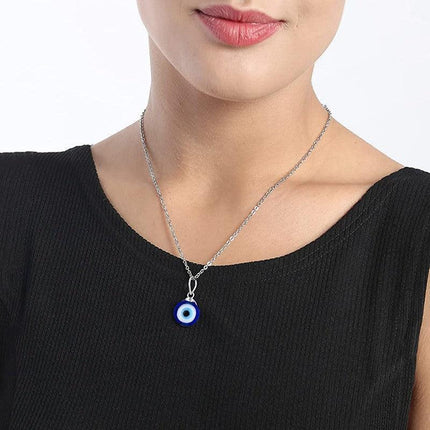 Stylish Lucky Blue Eye Necklace for Protection - Aimall