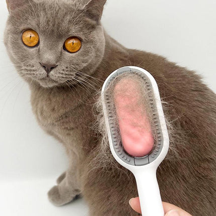 Universal Pet Knots Remover Multifunctional Cat Dog Cleaning Brush With Wipes - Aimall