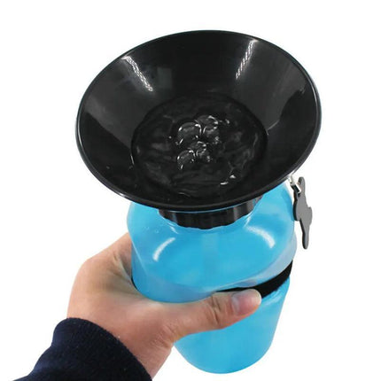 500ML Dog Cat Water Drinking Bottle Detachable Travel Cup Portable Pet Feeder - Aimall
