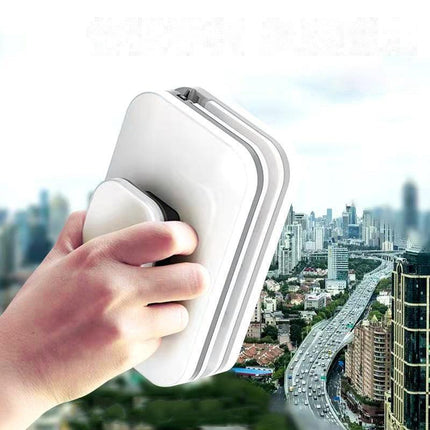 Magnetic Window Glass Cleaning Tool Double Side Glass Cleaner Brush Wiper Home - Aimall