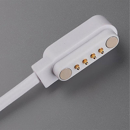 Universal Smart Watch Bracelet Charging Cable 4-Pin 2.54 Magnetic Charger Cords - Aimall