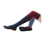 Long Red Navy Blue