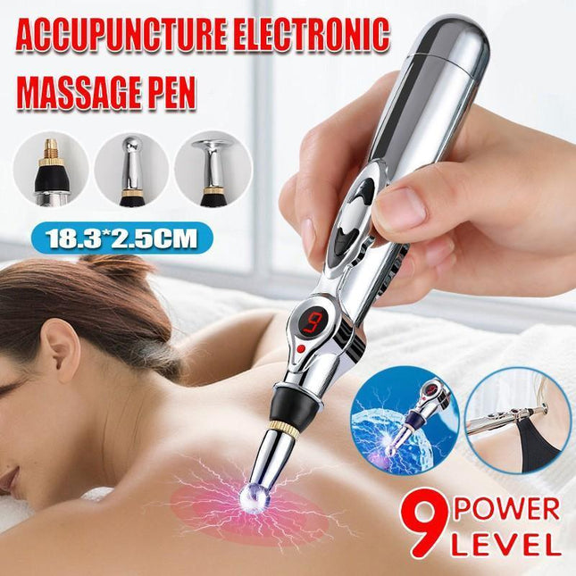 Accupuncture Electronic Massage Pen Energy Pen Relief Pain Tool Meridian Therapy - Aimall