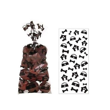 200x Opp Flat Pocket Cellophane Animals Halloween Kids Party Candy Packaging Bag - Aimall