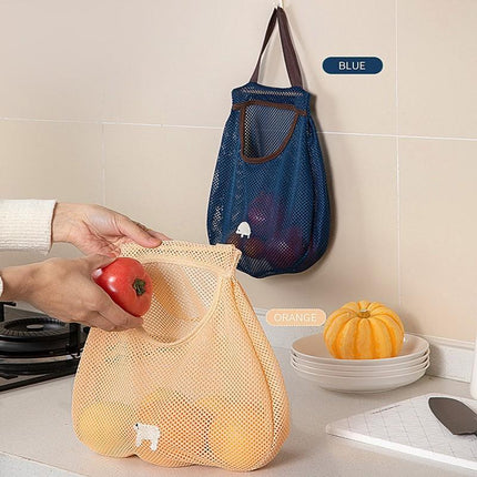 Vegetable Onion Potato Hanging Bag Kitchen Garlic Ginger Mesh Storage Bag - Aimall
