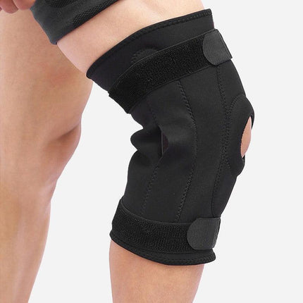 Adjustable Double Metal and Hinged Knee Brace Support Protection Arthritis Sport - Aimall