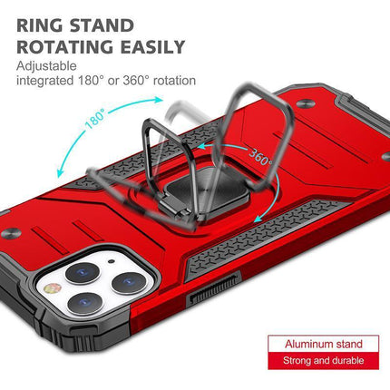 Red Case For iPhone 13 12 11 Pro Max XR X XS 7 8 PLUS Shockproof Rugged Cover - Aimall