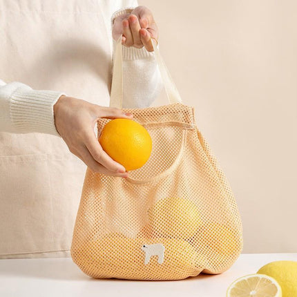 Vegetable Onion Potato Hanging Bag Kitchen Garlic Ginger Mesh Storage Bag - Aimall