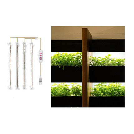 LED Grow Light Tube Strip Full Spectrum Lamp For Indoor Plant Flower Veg Growing - Aimall