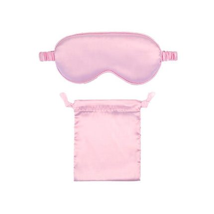 Pure Soft Silk EyeShade Blindfold Sleep Eye Mask Cover Light Shade Travel Relax - Aimall