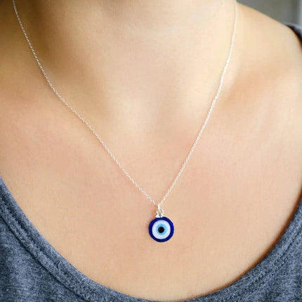 Stylish Lucky Blue Eye Necklace for Protection - Aimall