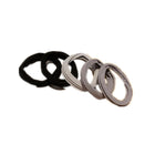 5PCS Girls Hair Bands Gradient Colour Rope Ring Elastic Hairband Ponytail Holder - Aimall