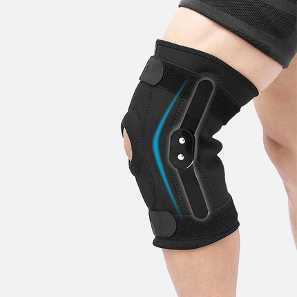 Adjustable Double Metal and Hinged Knee Brace Support Protection Arthritis Sport - Aimall