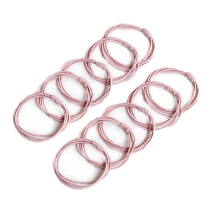 10pcs High Quality Women Girls Elastic Hair Bands Tie Band Ropes Rings Ponytail - Aimall