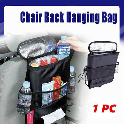 1PC Car Seat Back Organiser Multi Pocket Storage Bag Organizer Holder Travel - Aimall
