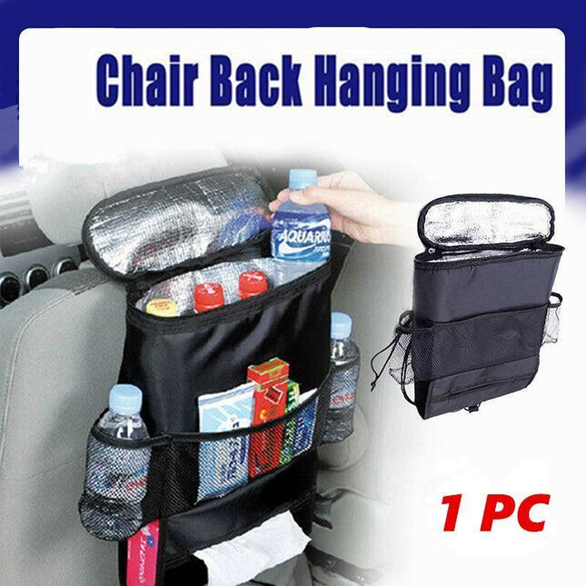 1PC Car Seat Back Organiser Multi Pocket Storage Bag Organizer Holder Travel - Aimall