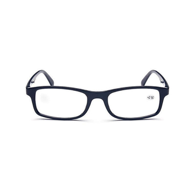 Black 6 Pairs Mens Ladies Wayfarer Frame Magnifying Reading Glasses Nerd Spectacl - Aimall
