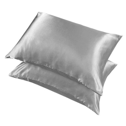 2X Satin Pillow Case Bedroom Pillowcase Cushion Covers Home Decor Luxury Slip - Aimall