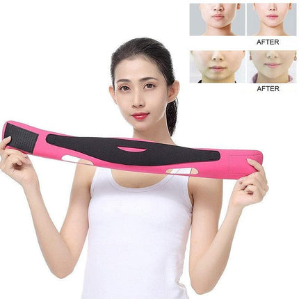 Face V-Line Slim Slimming Strap Up Mask Belt Lift Chin Anti-Aging Band Cheek - Aimall