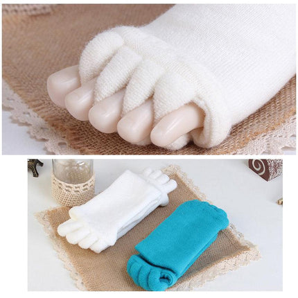 1 Pair Foot Alignment Sock Yoga Massage Socks Toe Separator Sport Pain Relief - Aimall