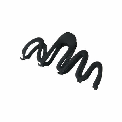 Wave Shark Clip Hair Clip Matte Shark Clip Ponytail Hairpin Crab Simple DIY - Aimall