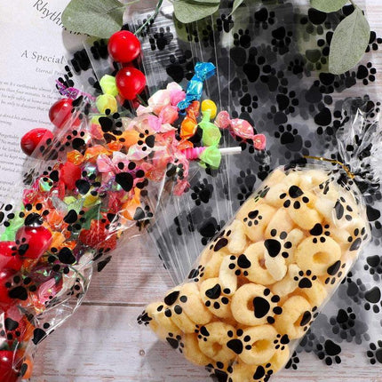 200x Opp Flat Pocket Cellophane Animals Halloween Kids Party Candy Packaging Bag - Aimall