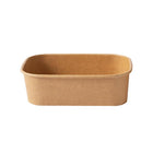 Disposable Kraft Paper Bowl Eco Takeaway Food Package Paper Cup Paper Lunch Box - Aimall