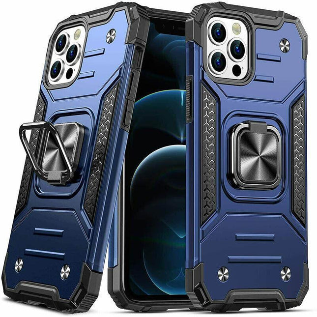Blue Case For iPhone 13 12 11 Pro Max XR X XS 7 8 PLUS Shockproof Rugged Cover - Aimall
