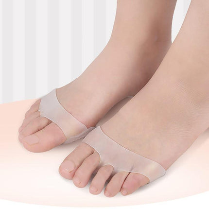 Soft Forefoot Ball of Foot Cushion Pads Anti-Slip Metatarsal Insert Pain Relief - Aimall
