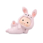 Rabbit Animal Figure Toys Ornament Car Console Dashboard Decor Car Home Room - Aimall