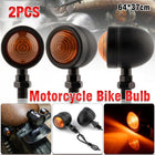 2PCS 12V Motorcycle Bike Bulb Amber Blinkers Front / Back Turn Signal Indicator - Aimall