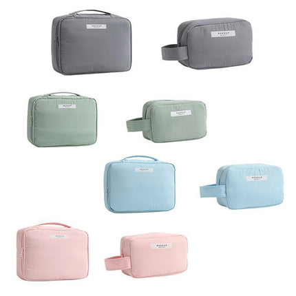 Travel Cosmetic Storage Makeup Bag Toiletry Wash Organizer Waterproof Portable S Size - Aimall
