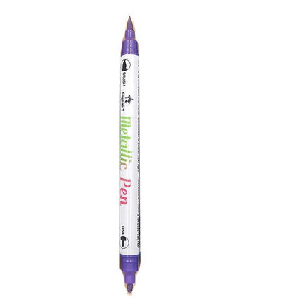 10 Colors Paint Pens Doodle Double Head Shimmer Markers Pens for Photo Album - Aimall