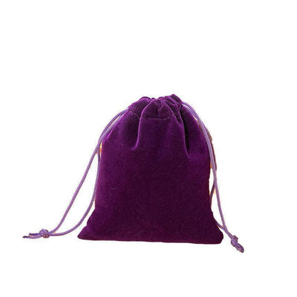 50X Small Velvet Cloth Drawstring Bags Gift Bag Jewelry Ring Pouch Earring Favor 5x7 - Aimall