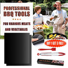 BBQ Grill Mat Reusable Bake Sheet Resistant Teflon Meat Barbecue Non-Stick Party - Aimall