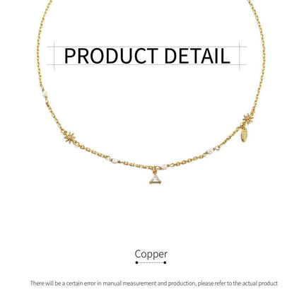 Elegant Six-Pointed Star Necklace for Women Delicate Pendant Jewelry Gift