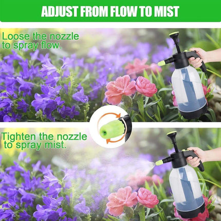 2L Manual Foam Pump Sprayer Adjustable Nozzle Car Wash Home Cleaning