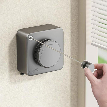 Invisible Wall Mounted Clothesline for Hotel Bathroom Sunbed Laundry Drying Rope