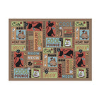 Waterproof Pet Floor Mat Carpet For Dog Cage Feeding Area Anti Slip Washable